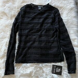 Miss Chievous black lace shirt